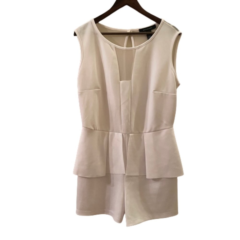 Ashley Stewart Women's Plus White Romper Size 12